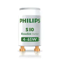 Стартер Philips за луминесцентна лампа  4-65 W, 230 AC V, 20 IP, S10 Ecoclick
