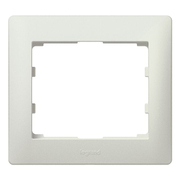 Декоративна рамка Legrand за ключове и контакти един модул  перла, 91х83x12 мм, Galea Life - product - 028 LGR4067