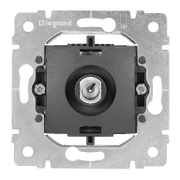 Розетка за кабелна TV Legrand единична скрит монтаж, с монтажна рамка  20 IP, бял, Galea Life - product - 028 LGR4063