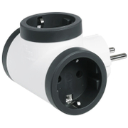 Разклонител електрически Legrand без кабел, с щепсел  бял, 3 гнезда - product - 028 LGR4099