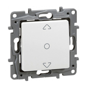 Електрически ключ за управление на щори Legrand скрит монтаж  6 A, бял, Niloe - product - 028 LGR4473