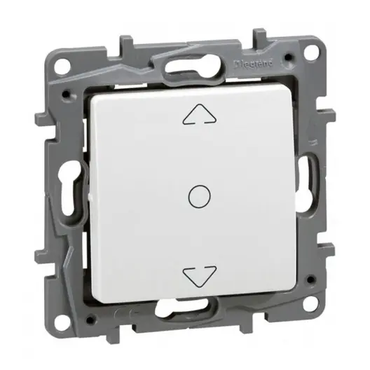 Електрически ключ за управление на щори Legrand скрит монтаж  6 A, бял, Niloe