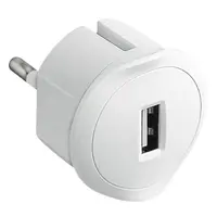 Адаптор от 220 V към USB Legrand едногнездов  бял