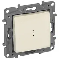 Бойлерно табло Legrand скрит монтаж  85х85х40 мм, 10 A, 1 модул, крем, скрит монтаж, Niloe