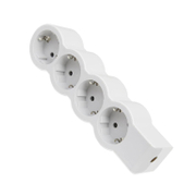 Разклонител електрически Legrand без кабел  бял, 4 гнезда, Standard NEW - product - 028 LGR5800