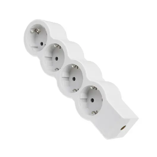 Разклонител електрически Legrand без кабел  бял, 4 гнезда, Standard NEW