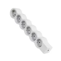 Разклонител електрически Legrand без кабел  бял, 6 гнезда, Standard NEW