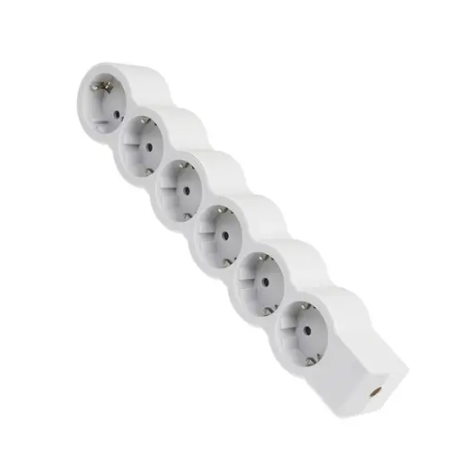 Разклонител електрически Legrand без кабел  бял, 6 гнезда, Standard NEW