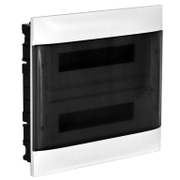 Табло електроразпределително Legrand апартаментно за скрит монтаж  385х436х103 мм, 40 IP, бяло/опушена врата, 2х18 модула, Practibox S - product - 028 LGR5917