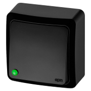 Електрически кръстат ключ Elektro-Plast открит монтаж  10 A, черен, сх. 7, Berg - product - 028 LGR6026