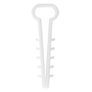 Скоба за монтаж на кабели Elektro-Plast тип фиба  2х2.5 мм2, бял, 100 бр./опак., USMP-2 - product - 028 LGR6059