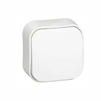 Електрически единичен ключ Legrand открит монтаж  10 A, бял, сх. 1, Forix