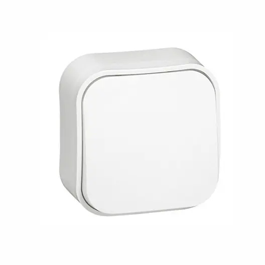 Електрически единичен ключ Legrand открит монтаж  10 A, бял, сх. 1, Forix