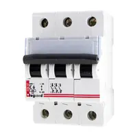 Автоматичен триполюсен прекъсвач Legrand за DIN шина крива C  6 A, 400 V, 6 kA, 3P, LR