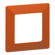 Декоративна рамка Legrand за ключове и контакти един модул  теракота, 86х86x9.8 мм, Valena Life - product - 028 LGR3316
