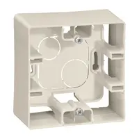 Конзолна кутия Legrand за електроинсталации  открит монтаж, 88.5x88.5x40 мм, 21 IP, крем, Niloe