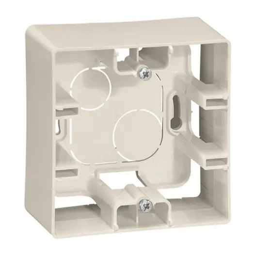 Конзолна кутия Legrand за електроинсталации  открит монтаж, 88.5x88.5x40 мм, 21 IP, крем, Niloe