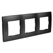 Декоративна рамка Legrand за ключове и контакти три модула  бронз, 228х86x10.2 мм, Niloe - product - 028 LGR3434