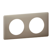 Декоративна рамка Legrand за ключове и контакти два модула  пясъчен камък, Celiane - product - 028 LGR3445