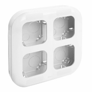 Конзолна кутия Legrand за електроинсталации  открит монтаж, 200x200x35 мм, 20 IP, бяла, Forix - product - 028 LGR3490