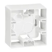 Конзолна кутия Legrand за електроинсталации  открит монтаж, 88.5x88.5x40 мм, 21 IP, бяла, Niloe