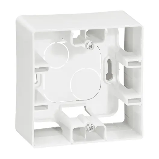 Конзолна кутия Legrand за електроинсталации  открит монтаж, 88.5x88.5x40 мм, 21 IP, бяла, Niloe