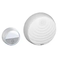 Безжичен звънец Legrand с 15 мелодии  3x1.5 V, бял