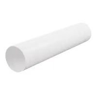 Въздуховод Haco PVC кръгъл за вентилационна система ф 154x1000 мм, бял, V