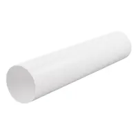 Въздуховод Haco PVC кръгъл за вентилационна система ф 104x1000 мм, бял, V