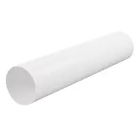 Въздуховод Haco PVC кръгъл за вентилационна система ф 104x500 мм, бял, V
