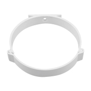 Скоба за въздуховод Haco PVC за монтаж  ф 129 мм, бяла, UMO - product - 028 MCI 115