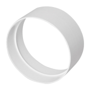 Съединител Haco PVC кръгъл за въздуховод ф 129 мм, бял, CVO - product - 028 MCI 112