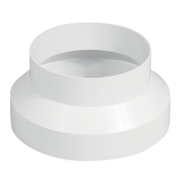 Преход Haco за PVC въздуховод  100/129 мм, бял, RP - product - 028 MCI 124