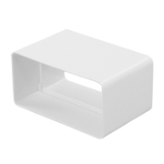 Съединител Haco PVC правоъгълен за въздуховод 220х55 мм, бял, CVP - product - 028 MCI 135