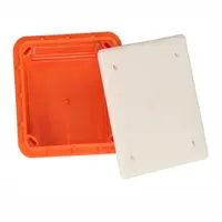 Разклонителна кутия Borsan PVC квадратна  скрит монтаж, 130х130х53 мм, 20 IP
