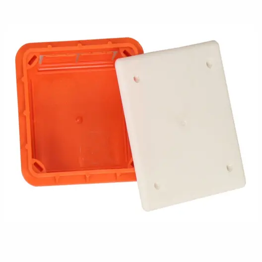 Разклонителна кутия Borsan PVC квадратна  скрит монтаж, 130х130х53 мм, 20 IP