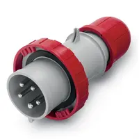 Щепсел промишлен Scame трифазен мобилен  16 A, 380-400 V, 3P+N+E, червен, Optima