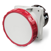 Електрически промишлен контакт Scame трифазен модулен панелен монтаж  3P+N+E, 63 A, 67 IP, червен, Optima - product - 028 MRM4569