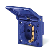 Електрически интериорен контакт Scame за електрически контакт Шуко  16 A, 54 IP, син, Domo - product - 028 MRM5634