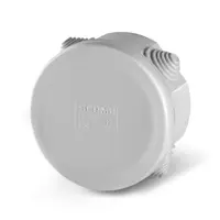 Разклонителна кутия Scame PVC, противовлажна  открит монтаж, ф 80x40 мм, 55 IP, сива, Scabox