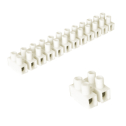 Клема Scame лустер двойка пластмасова  35 мм2, бял - product - 028 MRM 628