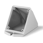 Модулна противовлажна кутия Scame за промишлени щепселни съединения  16 A, 55 IP, бяла, Domo - product - 028 MRM 801