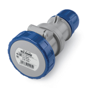 Електрически промишлен контакт Scame монофазен противовлажен мобилен  2P+E, 16 A, 67 IP, син, Optima - product - 028 MRM1041