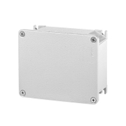 Разклонителна кутия Scame алуминиева, противовлажна  открит монтаж, 140х115x60 мм, 66 IP, сива, Alubox - product - 028 MRM1120