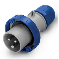 Щепсел промишлен Scame монофазен мобилен  16 A, 230 V, 2P+E, син, Optima