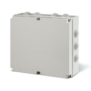 Разклонителна кутия Scame PVC, противовлажна  открит монтаж, 300x220x120 мм, 55 IP, сива, Scabox - product - 028 MRM1602