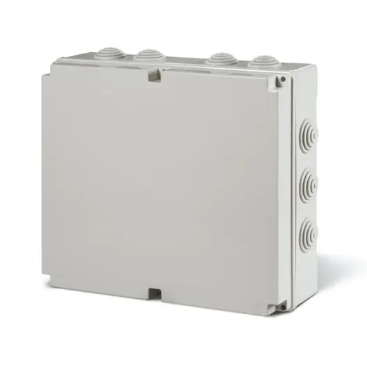 Разклонителна кутия Scame PVC, противовлажна  открит монтаж, 300x220x120 мм, 55 IP, сива, Scabox