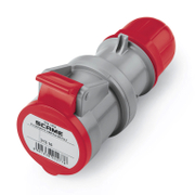 Електрически промишлен контакт Scame трифазен противовлажен мобилен  3P+N+E, 16 A, 44 IP, червен, Optima - product - 028 MRM1860