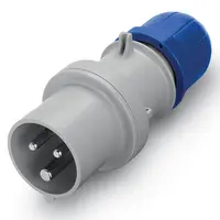 Щепсел промишлен Scame монофазен мобилен  16 A, 230 V, 2P+E, син, Optima