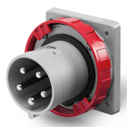 Щепсел промишлен Scame трифазен стационарен  63 A, 380 V, 3P+N+Е, червен, Optima - product - 028 MRM3408